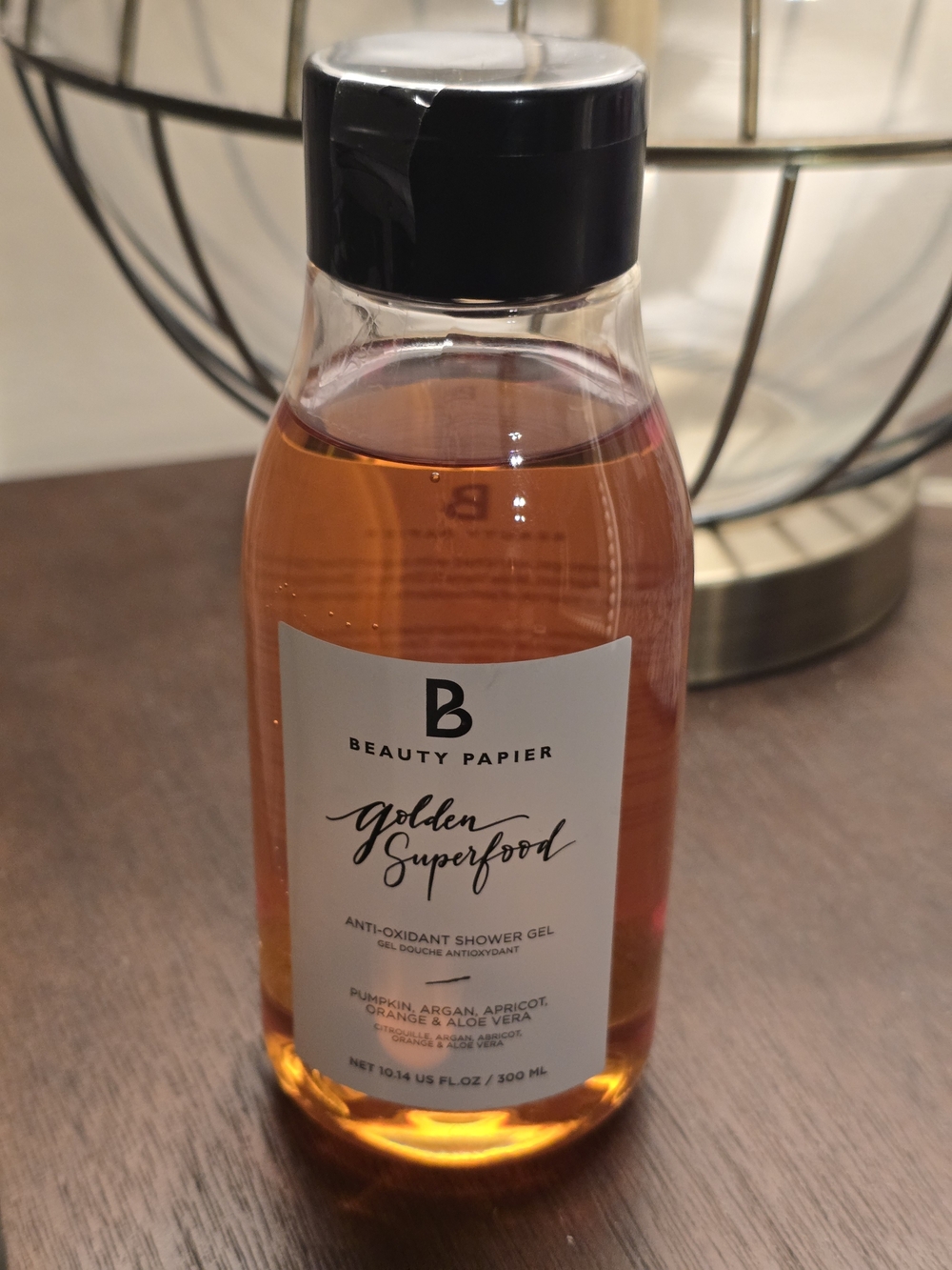 NEW Beauty Papier Golden Superfood Antioxidant Shower Gel 10.14 oz/300 mL Sealed